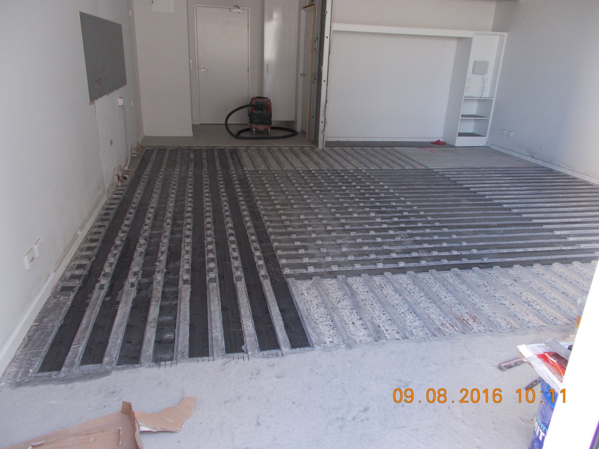 Carbon fibre strengthening strips