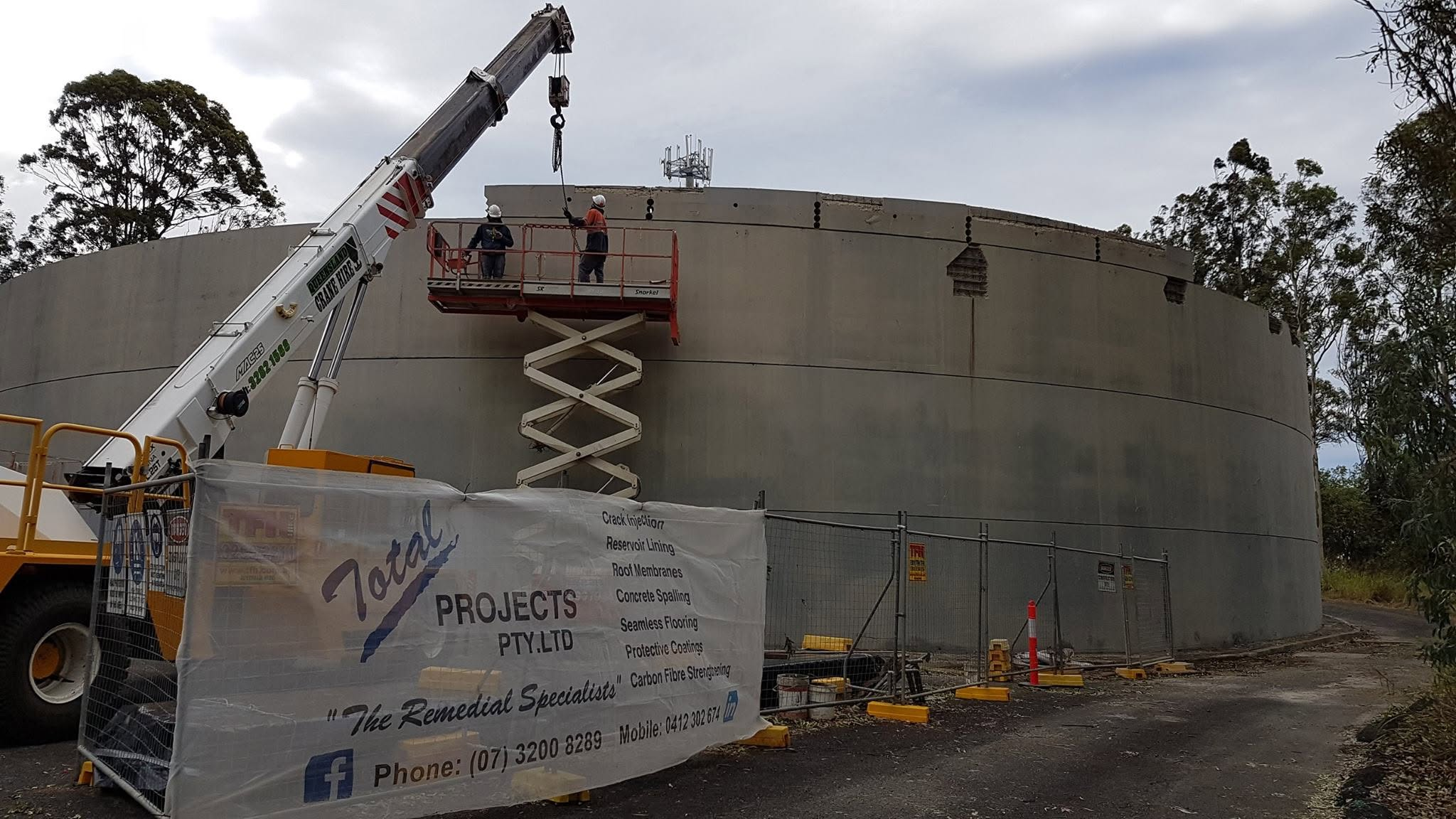 Concrete spalling remediation in Brisbane